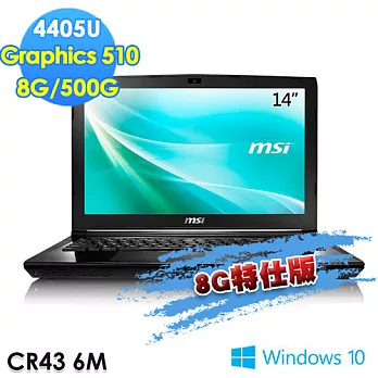 【msi微星】CR43 6M-014TW 14吋 Pentium 4405U WIN10(8G特仕版)