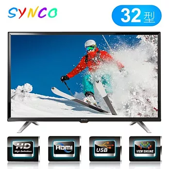 SYNCO 新格 32吋HD高畫質液晶顯示器 LT-32TA16A