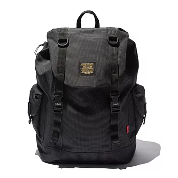 韓國包袋品牌 THE EARTH - BRICK RUCKSACK (BLACK) 基本系列 防潑水尼龍後背包 (黑)