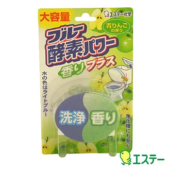 日本進口 馬桶自動清潔蘋果酵素芳香錠消臭劑 LI-115907