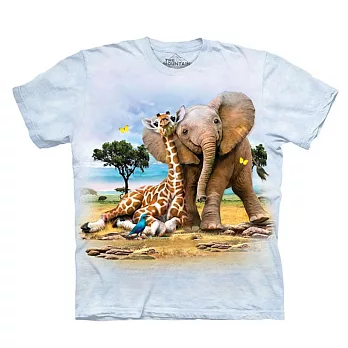 【摩達客】美國進口The Mountain 最佳拍檔 純棉環保短袖T恤[現貨+預購]SAdult成人