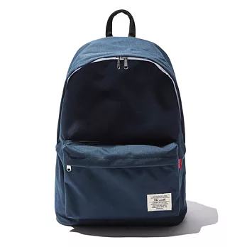 韓國包袋品牌 THE EARTH - BRICK DAYPACK (NAVY) 基本系列 防潑水尼龍後背包 (深藍)