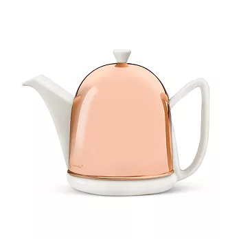 [Bredemeijer]Manto不鏽鋼茶壺1L (白X紅銅)