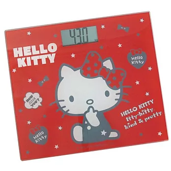 Hello Kitty電子體重計HW-319紅