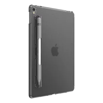 SwitchEasy CoverBuddy iPad Pro 9.7吋 保護背蓋(含可拆式Apple Pencil 筆夾)-霧透黑