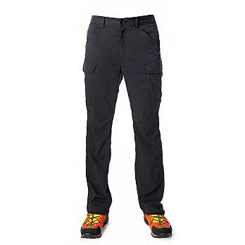 【hilltop山頂鳥】男款抗UV彈性長褲S07MA332黑