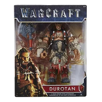 電影 WARCRAFT《魔獸：崛起》 6吋 可動 公仔 Durotan