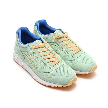 【GT Company】Asics GELSAGA 麂皮潑墨復古慢跑男段7.5湖水綠