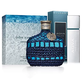 John Varvatos Artisan工匠Blu男性香水125ml(贈寶格麗水能量15ml 噴式香水)