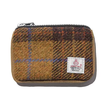 韓國包袋品牌 THE EARTH - CARD ZIP WALLET (MUSTARD) HARRIS TWEED 系列 卡片/零錢包 (芥末黃)