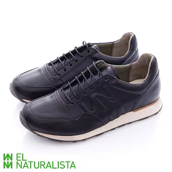 EL Naturalista(男)WALKY 沃基運動系列 手工牛皮綁帶運動休閒鞋 -黑41黑