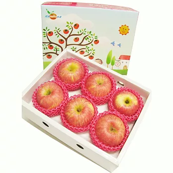 《阿洲水果》 智利套袋富士蘋果(6粒)