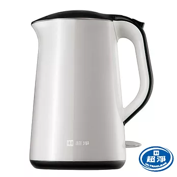 【佳醫超淨】1.5公升保溫節能無縫熱水壺 KT-15白