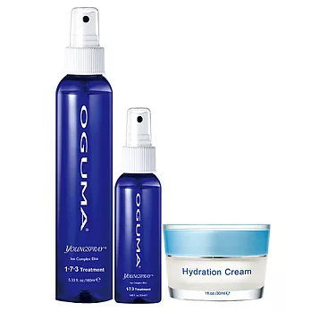 OGUMA水美媒鎖水超值組(噴年輕160mlX1+噴年輕50mlX1.水活霜30ml X1)