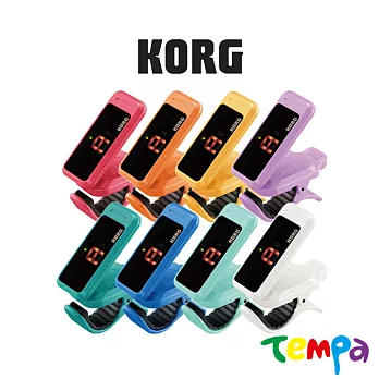 【Tempa】KORG pitchclip PC-1-CP2 夾式調音器桃粉