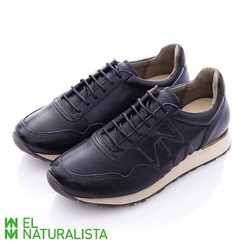 EL Naturalista(女) WALKY 沃基運動系列 手工牛皮綁帶運動休閒鞋 -黑36黑