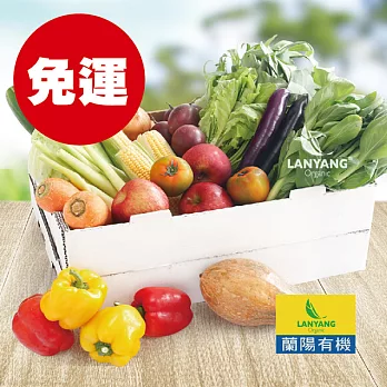 【蘭陽有機】有機蔬果—營養均衡箱蘭陽有機嚴選
