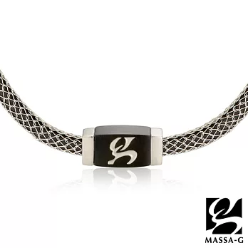 DECO X MASSA-G Titan XG1超合金鍺鈦項鍊大G黑-50cm