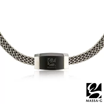 DECO X MASSA-G Titan XG1超合金鍺鈦項鍊LOGO黑-45cm