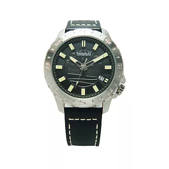Timberland 海上男兒大冒險時尚優質運動腕錶-黑色-TBL.14647JS/02