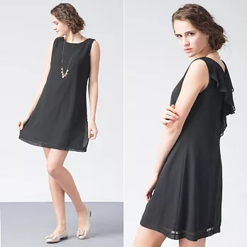 【INF】輕著柔感美背造型洋裝15526S黑色