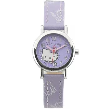 【HELLO KITTY】凱蒂貓可愛糖果色流行手錶 (紫 KT032LWVV)
