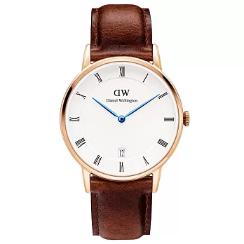 DW Daniel Wellington Dapper St Mawes玫瑰金/34mm