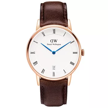 DW Daniel Wellington Dapper Reading 玫瑰金/34mm