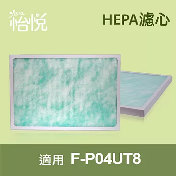 【怡悅HEPA濾心】(三片量販包)適用國際F-P04UT8空氣清淨機