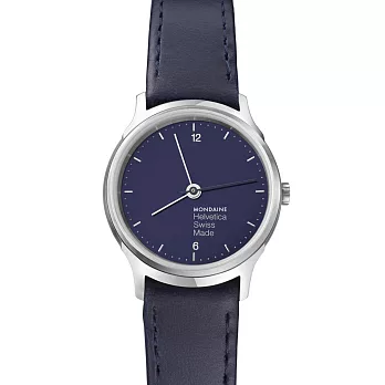 MONDAINE 瑞士國鐵設計系列限量腕錶-海軍藍/26mm