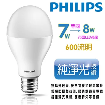 【PHILIPS 飛利浦】純淨光LED球泡燈 9W 全電壓燈泡 4入組白光