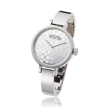 【COACH】銀色魅力風尚流行不鏽鋼女錶(14501029)