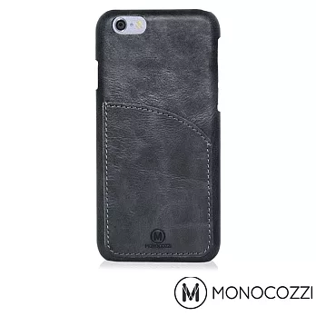 MONOCOZZI EXQUTSITE iPhone 6/6S 口袋皮套 - 黑色黑色