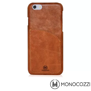 MONOCOZZI EXQUTSITE iPhone 6 Plus / 6S Plus 口袋皮套- 棕色棕色