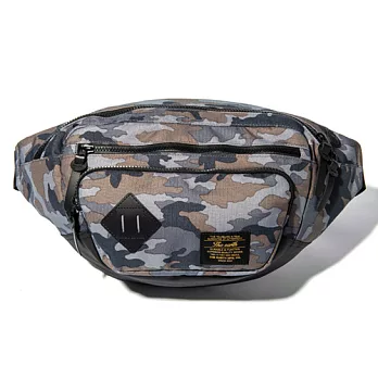 韓國包袋品牌 THE EARTH - COMFORT 5L. WAIST BAG (CAMO) 基本系列 防潑水尼龍腰包 (迷彩)