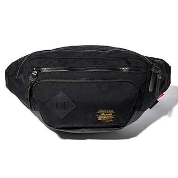 韓國包袋品牌 THE EARTH - COMFORT 5L. WAIST BAG (BLACK) 基本系列 防潑水尼龍腰包 (黑)