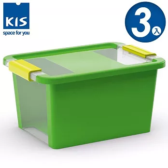 義大利 KIS BI BOX 單開收納箱 S 綠色 3入綠色