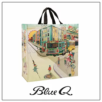 Blue Q 大購物袋 - Knit City 編織城市 (雙背帶款)