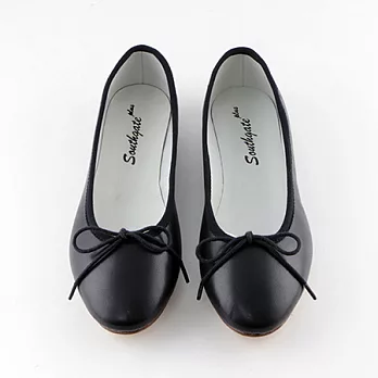 Southgate plus│ KATE 旅行摺疊芭蕾舞鞋 綿羊皮黑 (手工鞋/娃娃鞋/淑女鞋/平底鞋)（含運費）36綿羊皮黑
