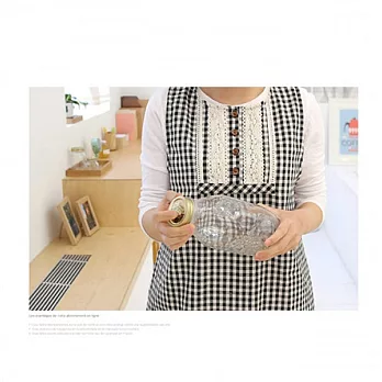 [Mamae] ~新品~出口韓國蕾絲小格子背心式圍裙 簡約風格 廚房工作服 成人圍裙黑色格子