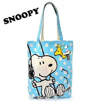 【搖擺SNOOPY】長筒肩背帆布包