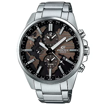 CASIO EDIFICE 遨遊世界雙時區賽車腕錶-ETD-300D-5AVUDF