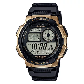 CASIO 曠世鷹眼時尚運動腕錶-AE-1000W-1A3VDF