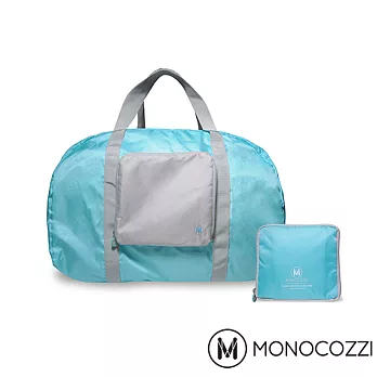 MONOCOZZI Lush Foldable Duffle Bag 魔術折疊購物手提肩背包 (嬰兒藍)