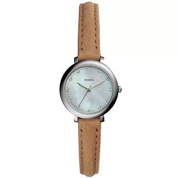 FOSSIL 婉約佳人時尚晶鑽腕錶-ES4084
