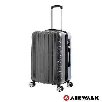 AIRWALK LUGGAGE - 品牌系列碳纖直紋24吋行李箱 - 洗鍊黑24吋洗鍊黑