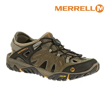 MERRELL 男 ALL OUT BLAZE SIEVE水陸山三棲運動鞋ML65243 / 城市綠洲 (防臭抗菌.黃金大底.越野.透氣.避震)9灰褐色