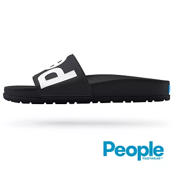 People Footwear - The Lennon Slide Logo 拖鞋4黑色