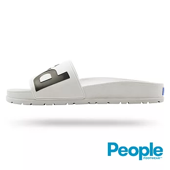 People Footwear - The Lennon Slide Logo 拖鞋4白色