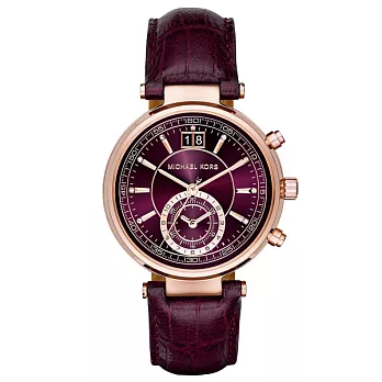 Michael Kors 懵懂高雅晶鑽計時腕錶-MK2580